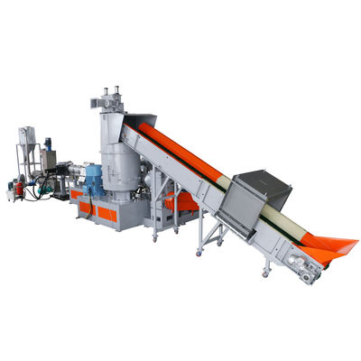 Film dell'HDPE OPP di LLDPE che ricicla granulatore integrato tre macchine