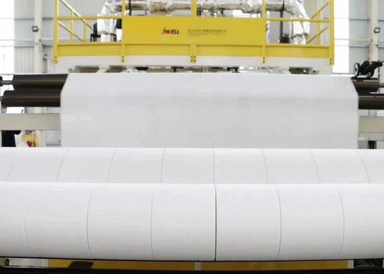 Vite materiale pp della maschera calda del macchinario di JWELL la singola fonde la linea di produzione non tessuta soffiata