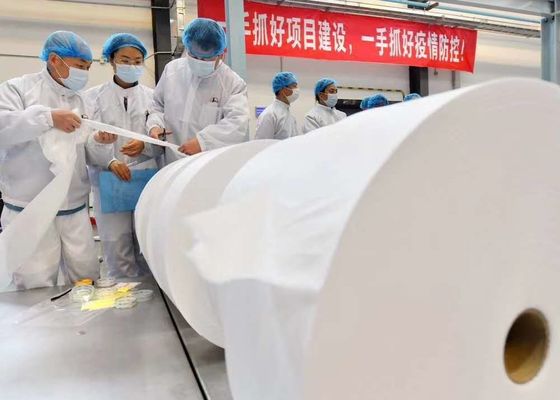 Vite materiale pp della maschera calda del macchinario di JWELL la singola fonde la linea di produzione non tessuta soffiata