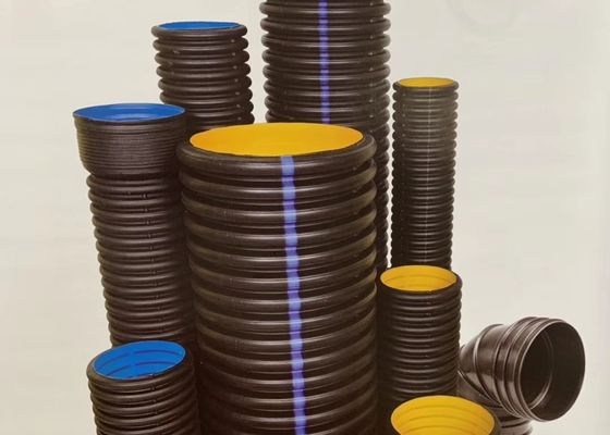 Linea orizzontale dell'estrusione del tubo del PE pp DWC