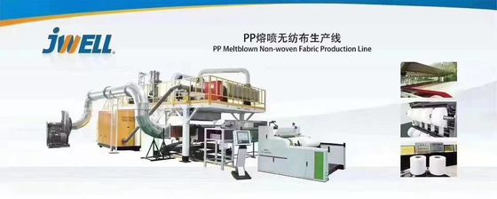 linea di produzione del materiale della maschera di protezione di 2400mm 3200mm tessuto non tessuto dei pp Meltblown che fa macchina