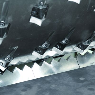 macchine di plastica di riciclaggio dei rifiuti della singola trinciatrice dell'asse di 1000kg/H PS
