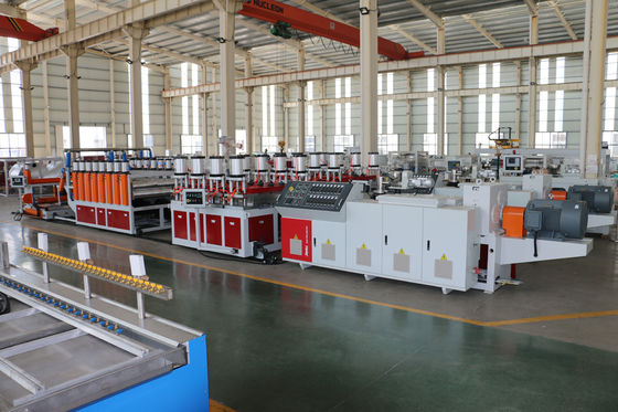 Linea di plastica di legno dell'estrusione di profilo del bordo della porta del PVC WPC di JWELL