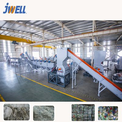 L'ANIMALE DOMESTICO del CE di plastica 1000kg/H delle macchine di riciclaggio dei rifiuti imbottiglia schiacciare la lavatrice