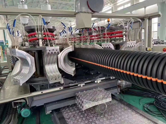 Metropolitana del PVC dell'HDPE pp che fa la macchina dell'estrusione del tubo di Dwc della macchina