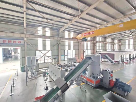Film plastico del LDPE BOPP che ricicla la linea di pelletizzazione integrata tre macchine