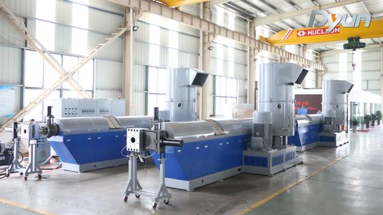 Film dell'HDPE OPP di LLDPE che ricicla granulatore integrato tre macchine